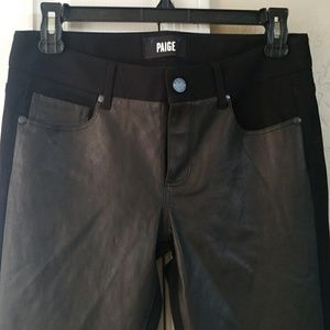 Leather Paige pants